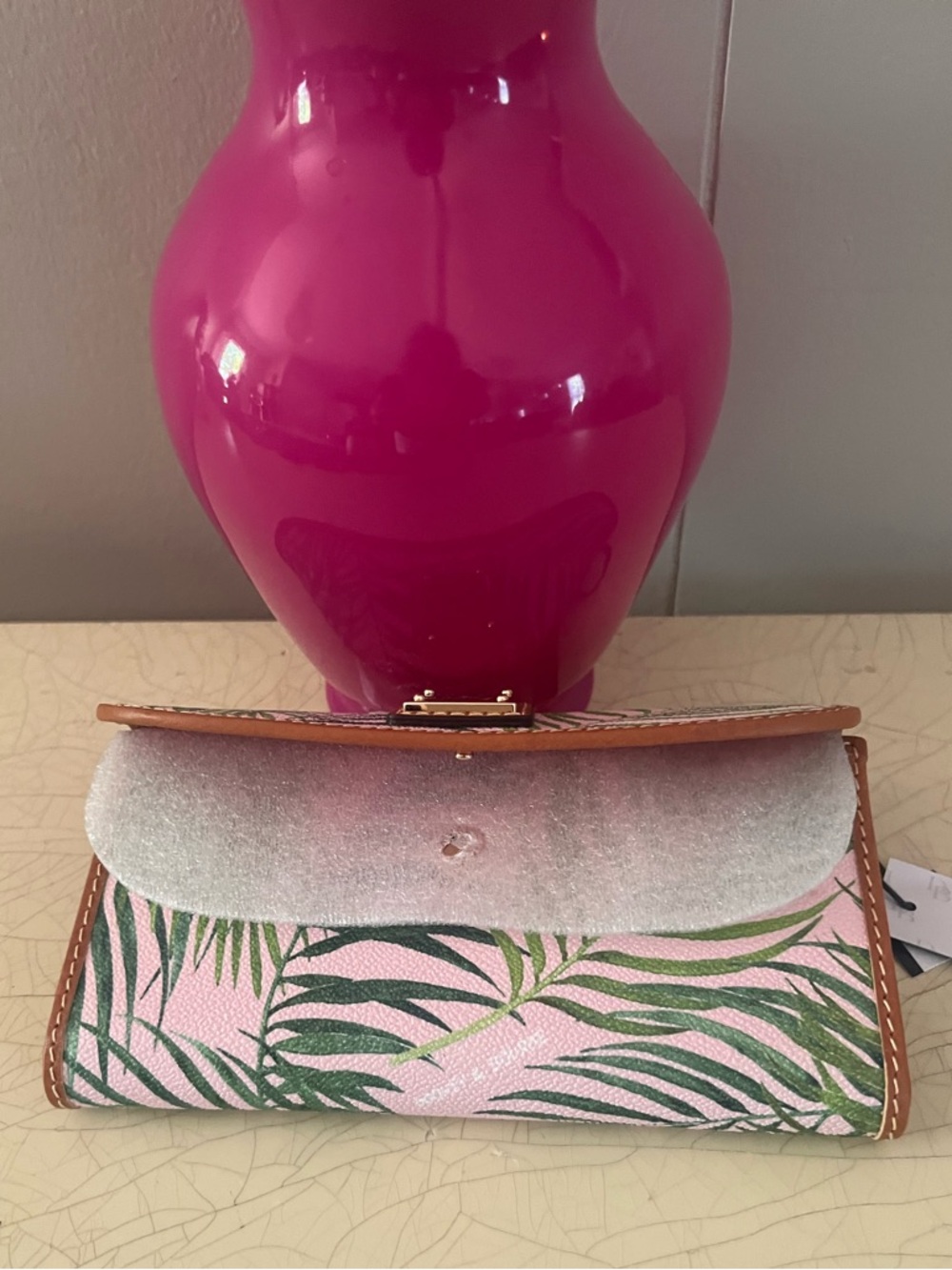 NEW Dooney & Bourke Tropical Spring Continental Clutch - Picture 4 of 7